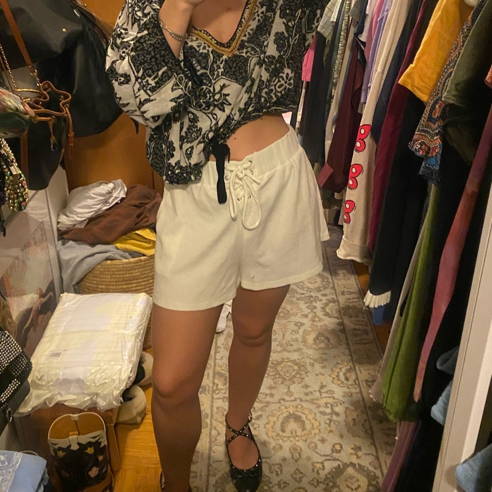 Princess Polly Waffle Lounge Shorts